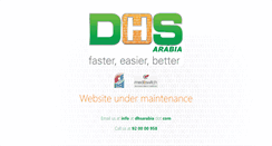 Desktop Screenshot of dhsarabia.com