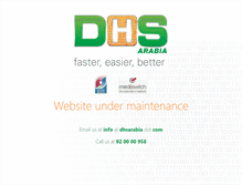 Tablet Screenshot of dhsarabia.com